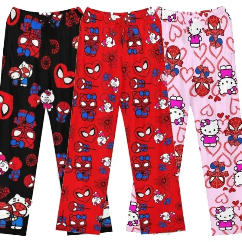 Hello Kitty & Spiderman Pajamas