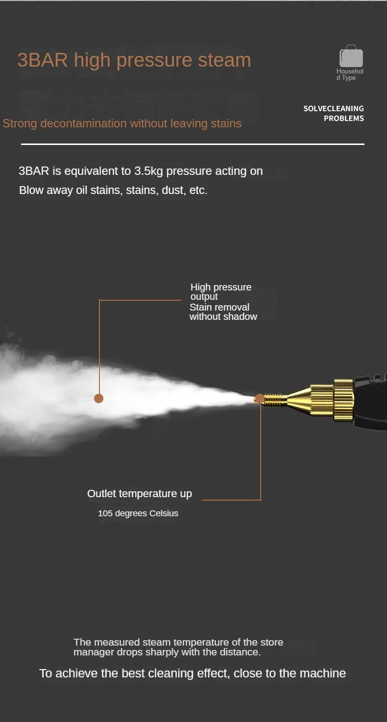 Steam Cleaner High Temperature Sterilization