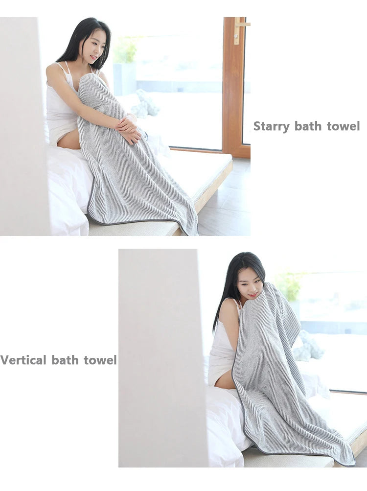 Spa Bamboo Microfiber Towel for Shower / Gym / Sports / Home, 1PC