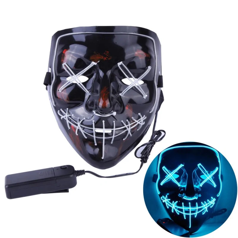 LED Halloween Party Mask