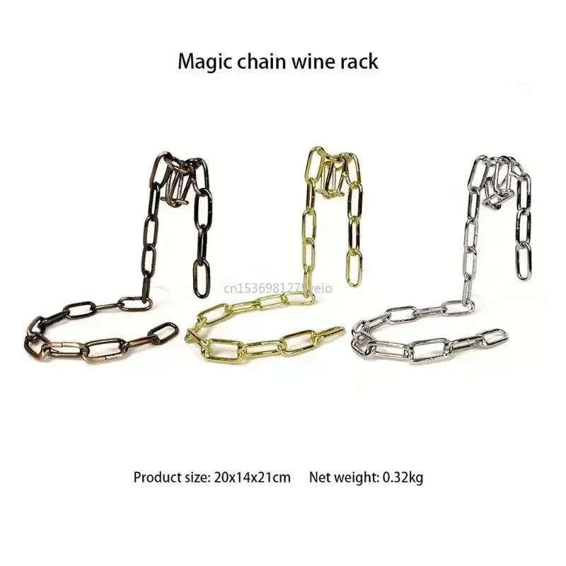 Magical Suspension Iron Chain Wine Racks